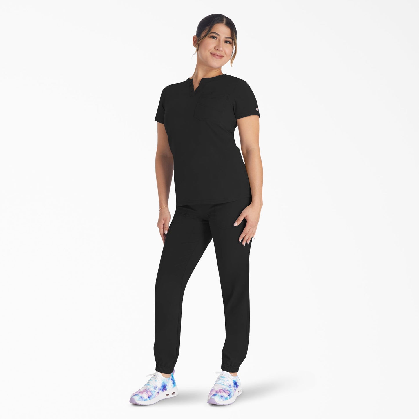 Dickies Women's EDS NXT Henley Scrub Top