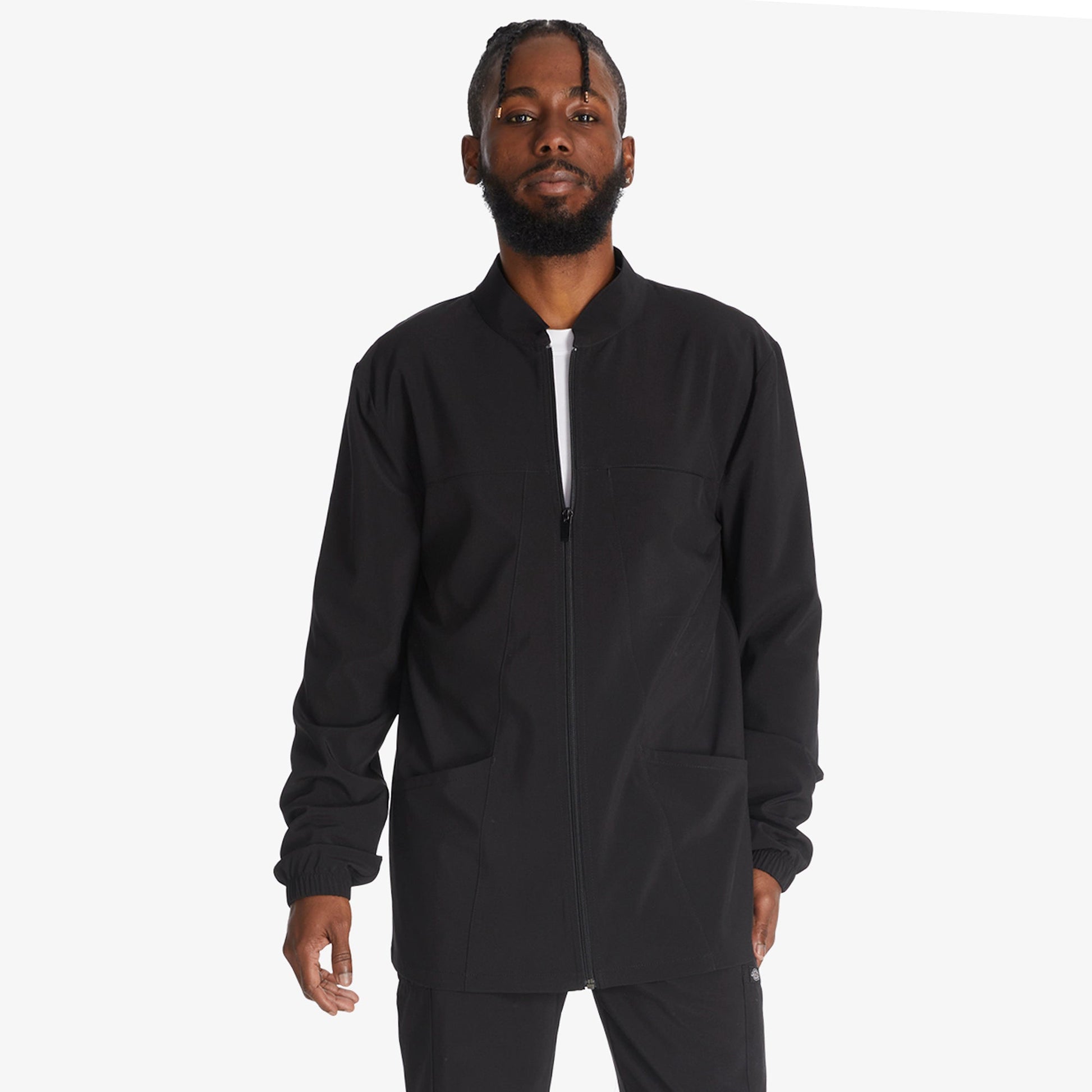 Dickies Men's EDS Essentials Zip Front Scrub Jacket