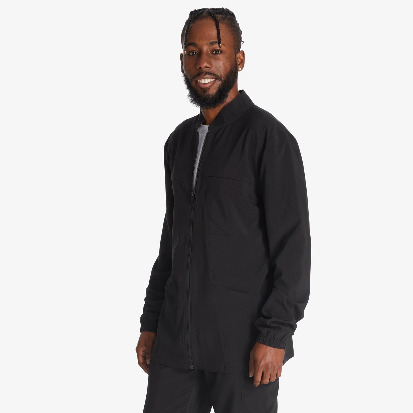 Dickies Men's EDS Essentials Zip Front Scrub Jacket