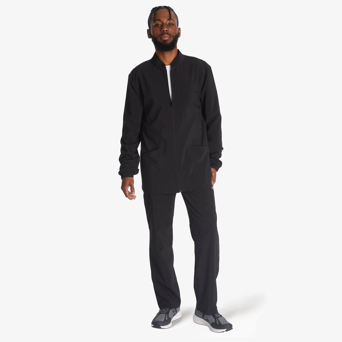 Dickies Men's EDS Essentials Zip Front Scrub Jacket