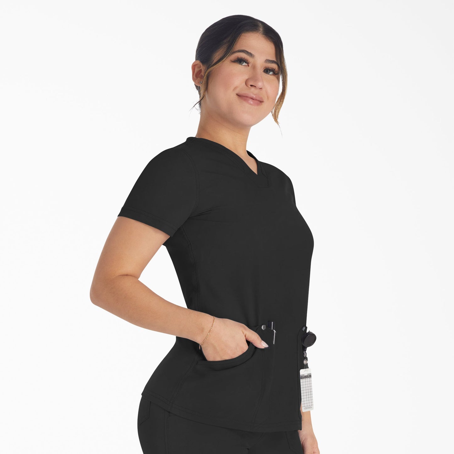 Dickies Women's EDS NXT V-Neck Scrub Top