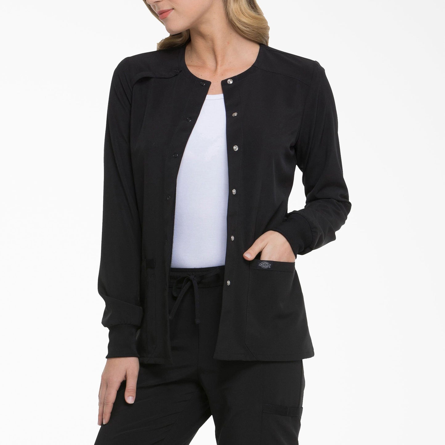 Dickies Women's EDS Essentials Snap Front Scrub Jacket