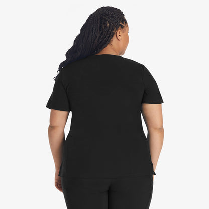 Dickies Women's EDS Essentials Mock Wrap Scrub Top