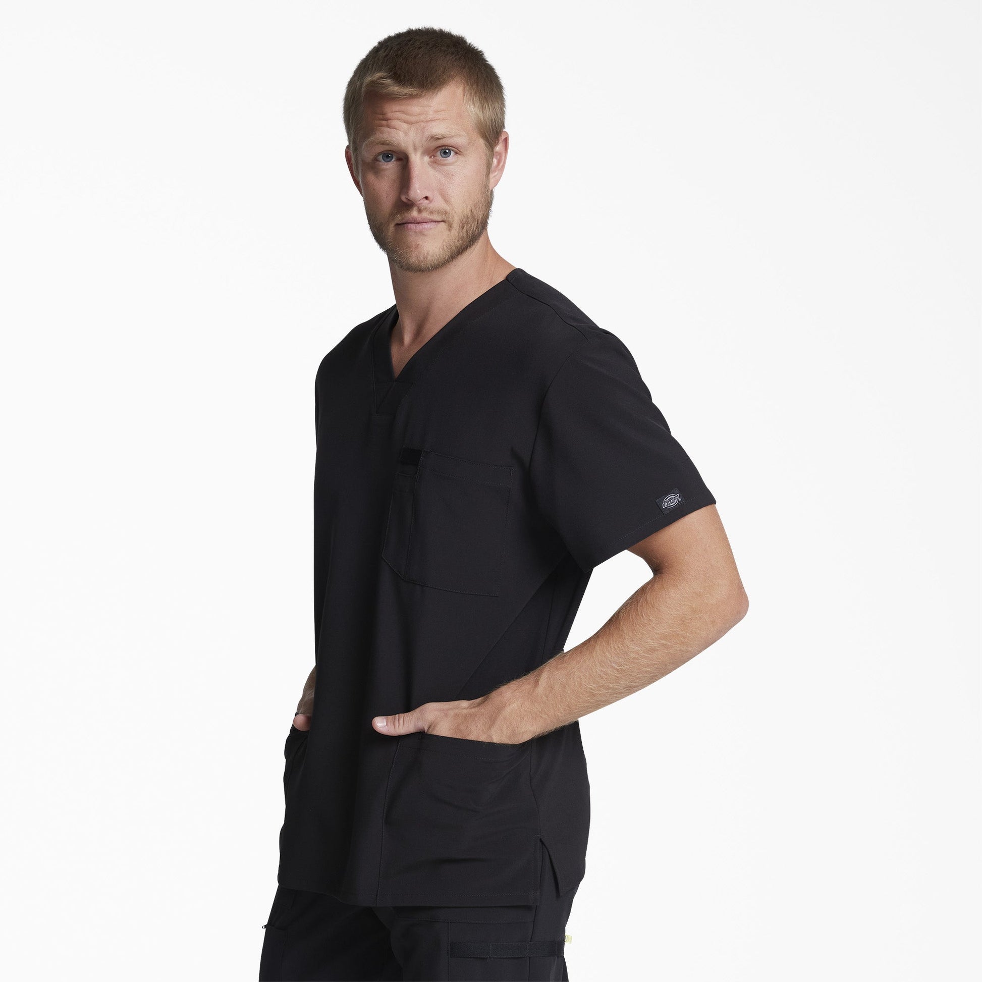 Dickies Men's EDS Essentials V-Neck Scrub Top