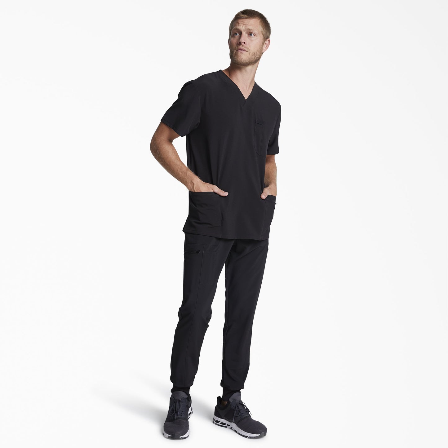 Dickies Men's EDS Essentials V-Neck Scrub Top