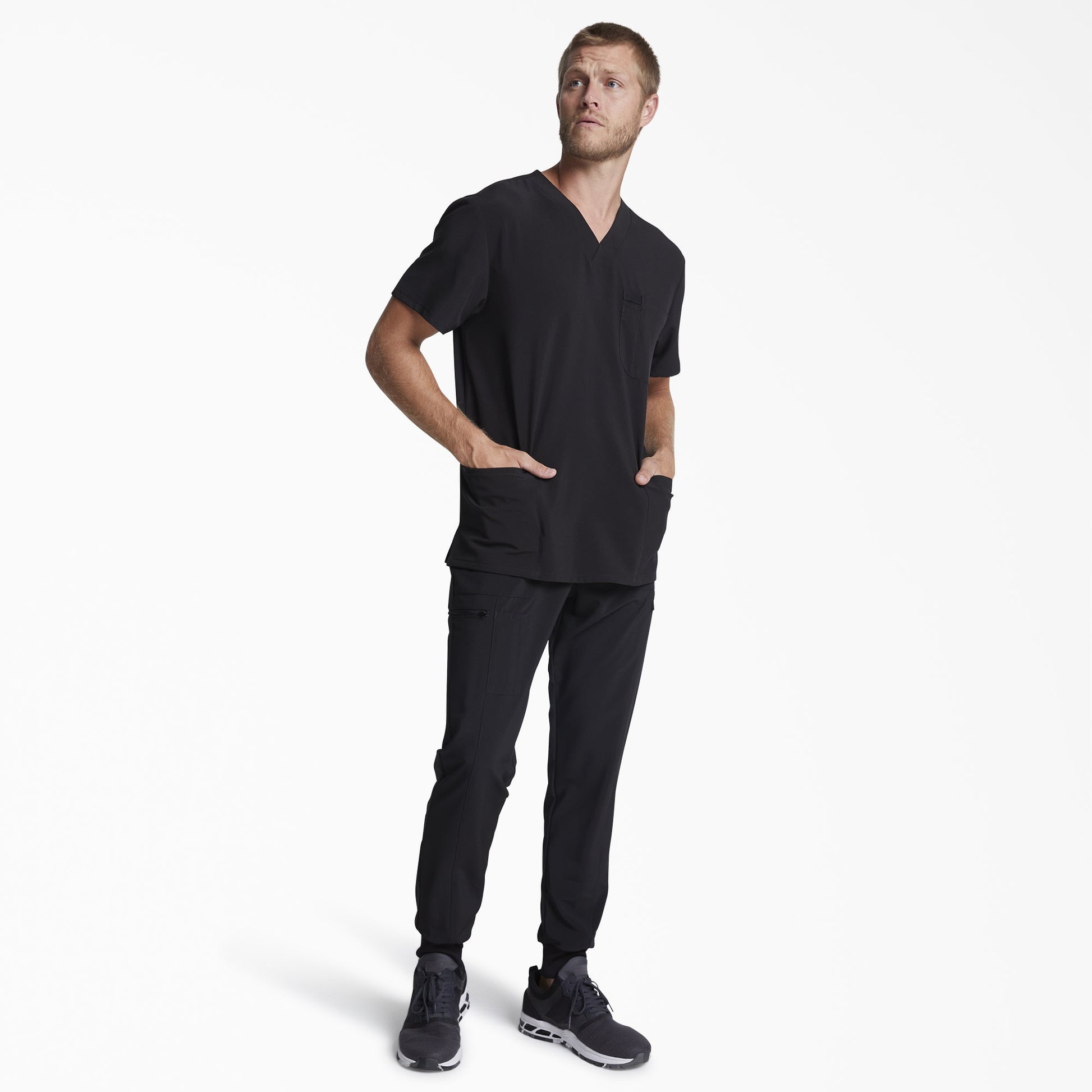 Dickies Men's EDS Essentials V-Neck Scrub Top