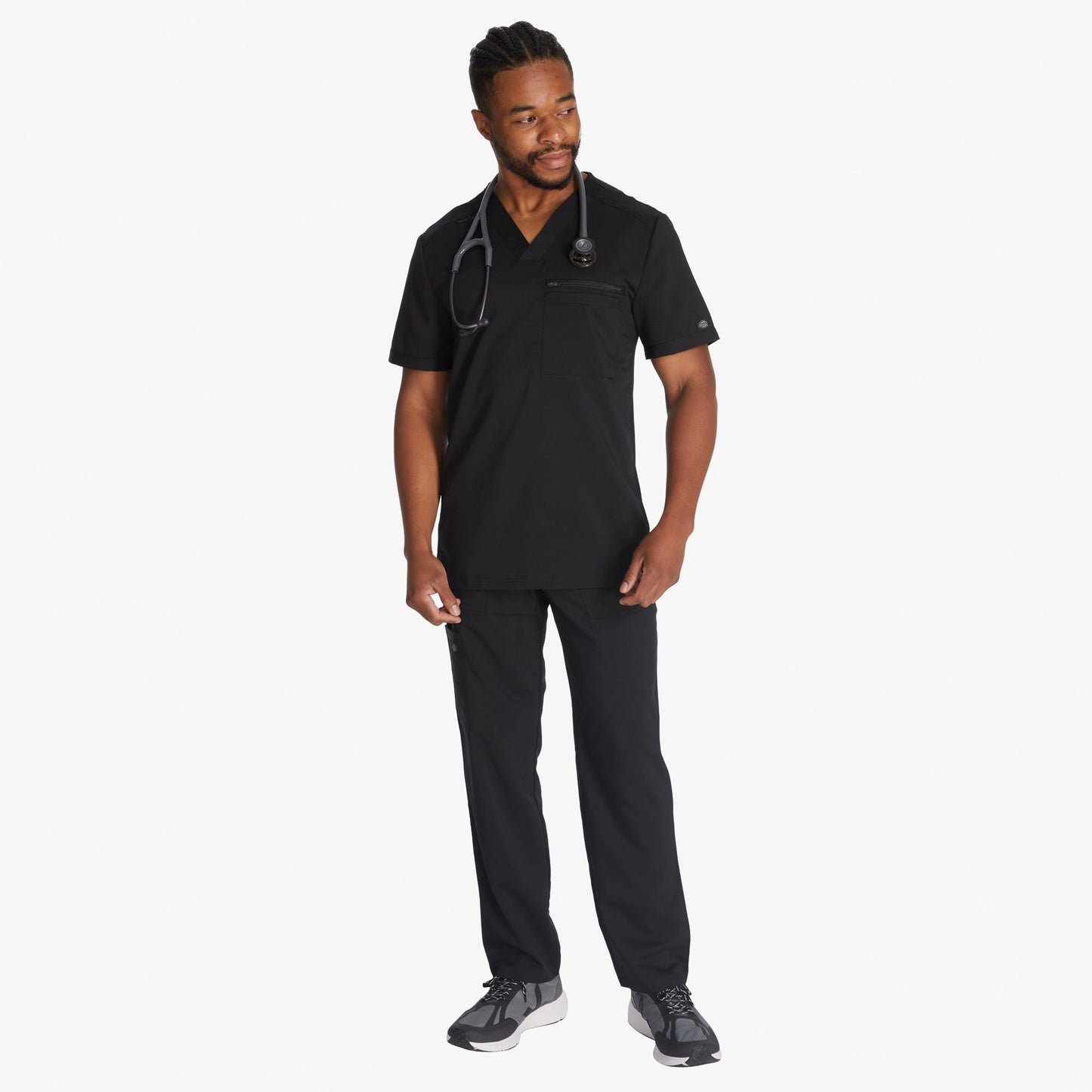 Dickies Men's Balance Tuckable V-Neck Scrub Top
