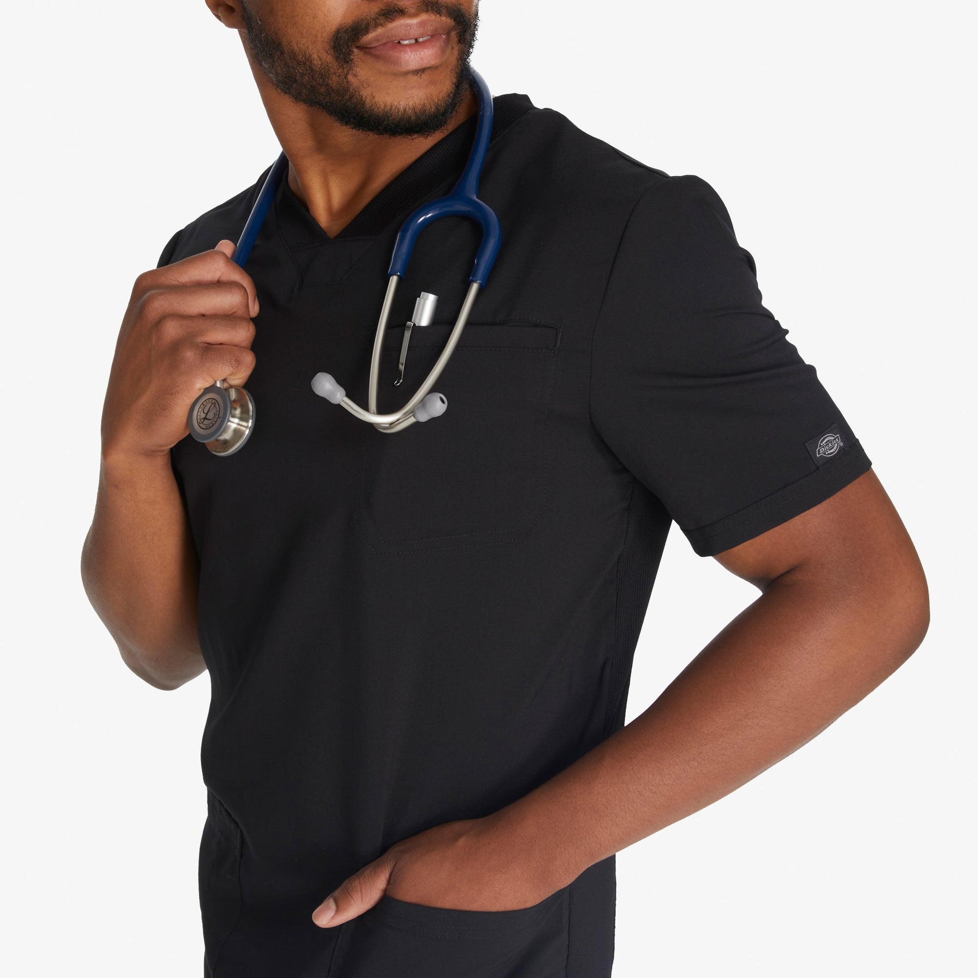 Dickies Men's Balance V-Neck Scrub Top