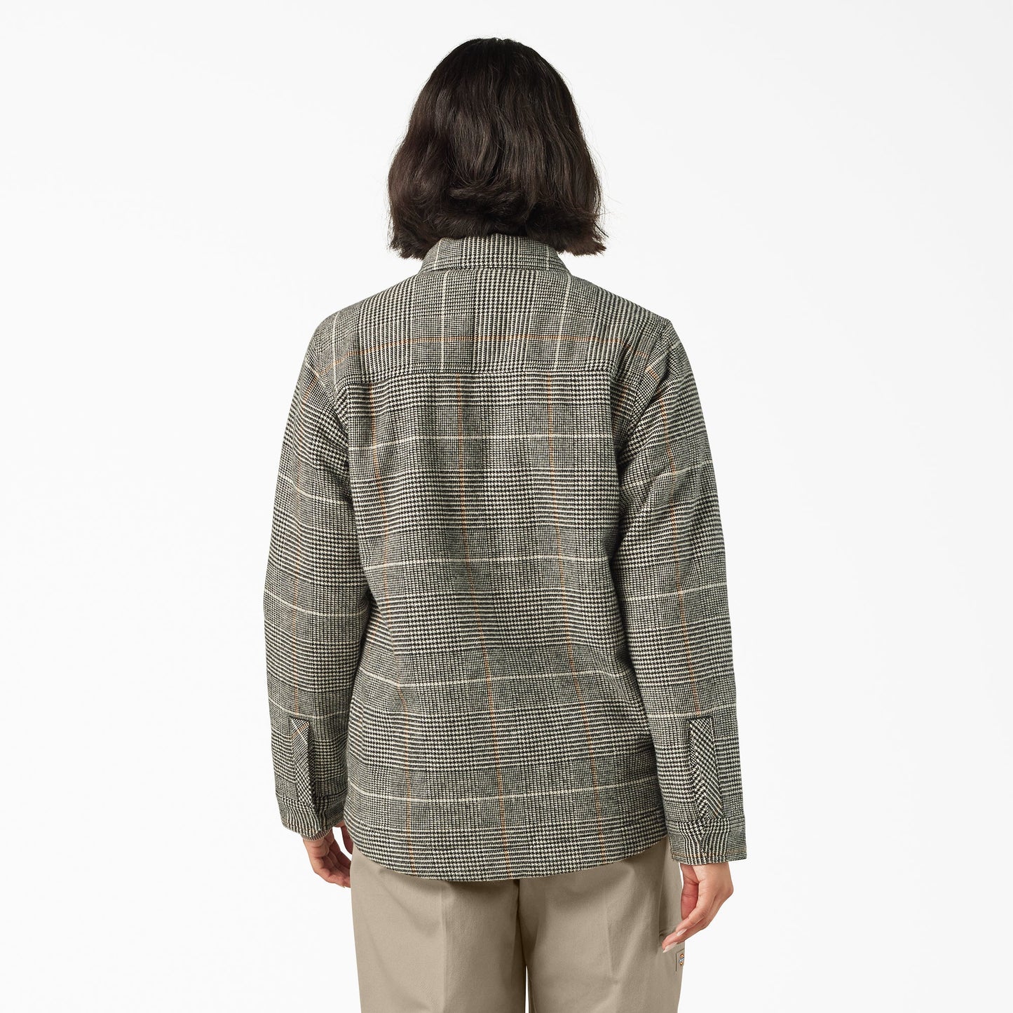 Dickies Women's Fleece Lined Flannel Chore Coat