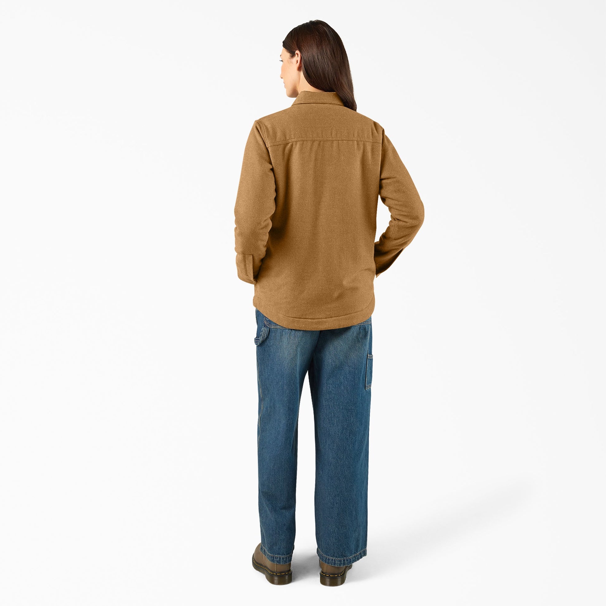 Dickies Women's Fleece Lined Flannel Chore Coat