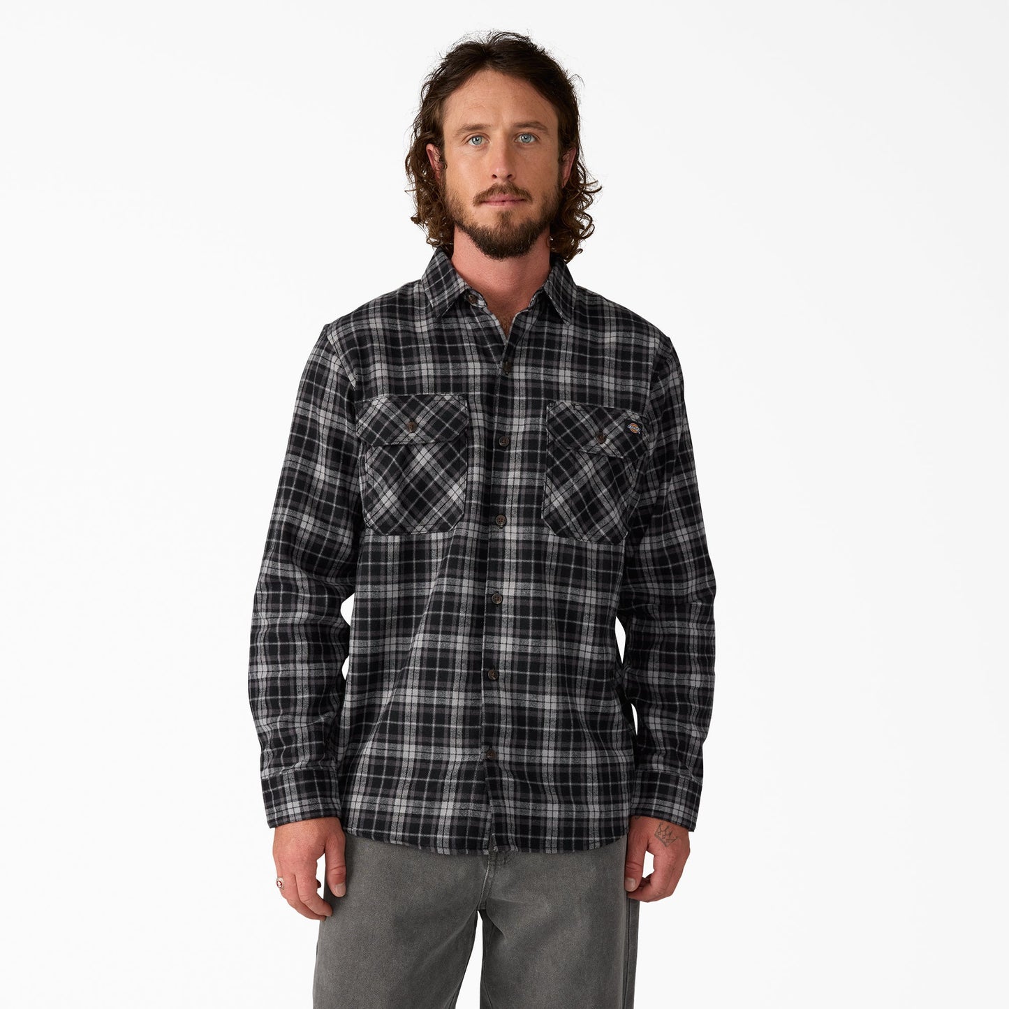 Dickies Long Sleeve Flannel Work Shirt