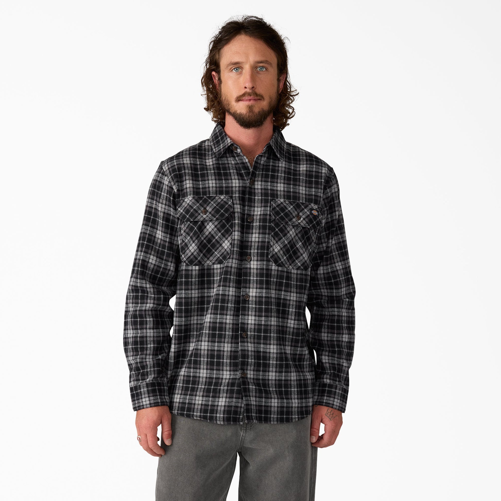 Dickies Long Sleeve Flannel Work Shirt