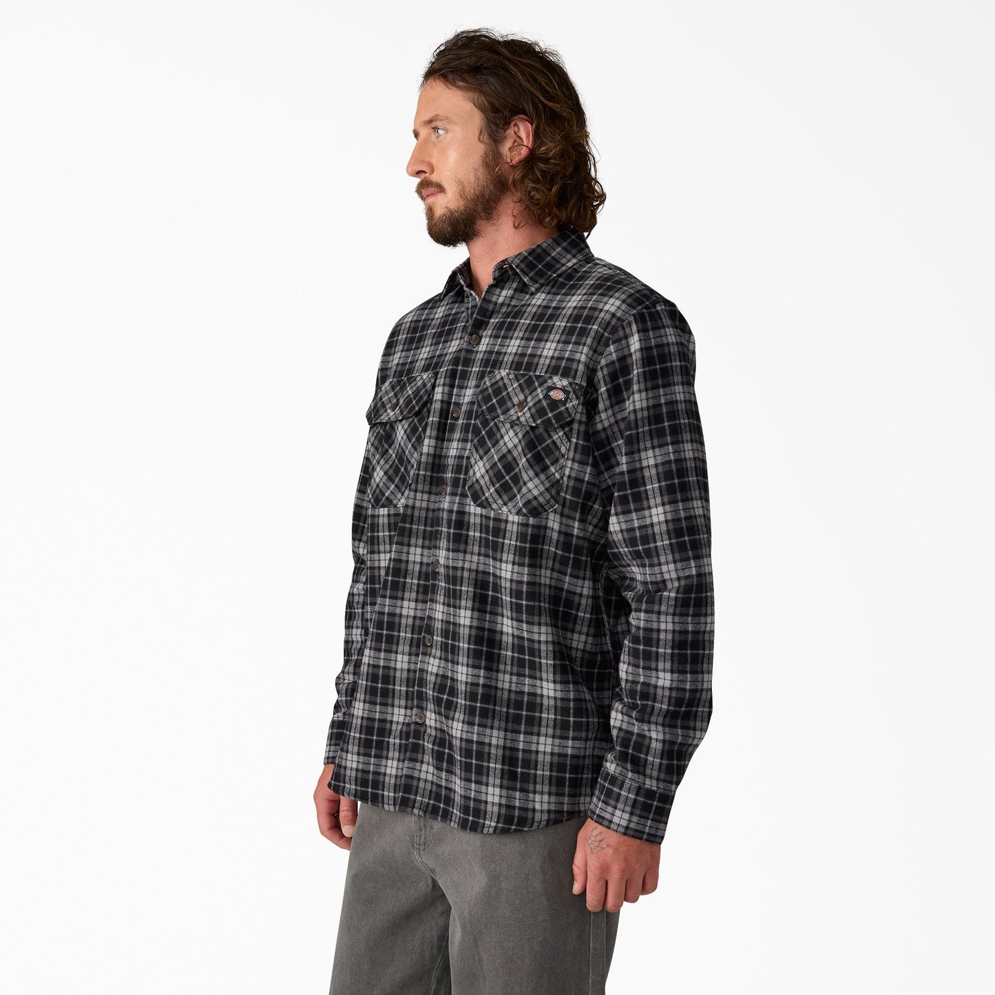 Dickies Long Sleeve Flannel Work Shirt