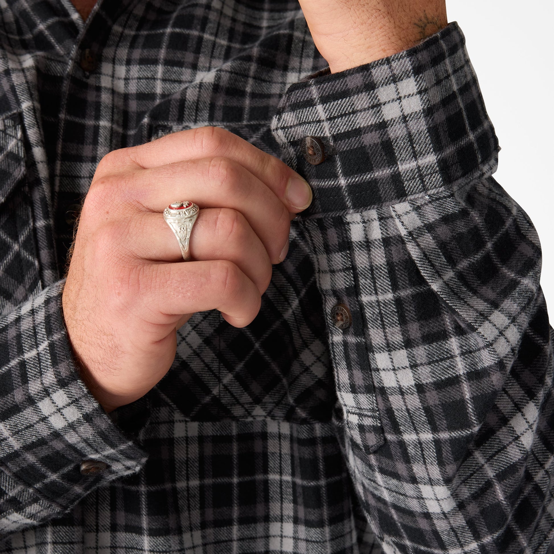 Dickies Long Sleeve Flannel Work Shirt