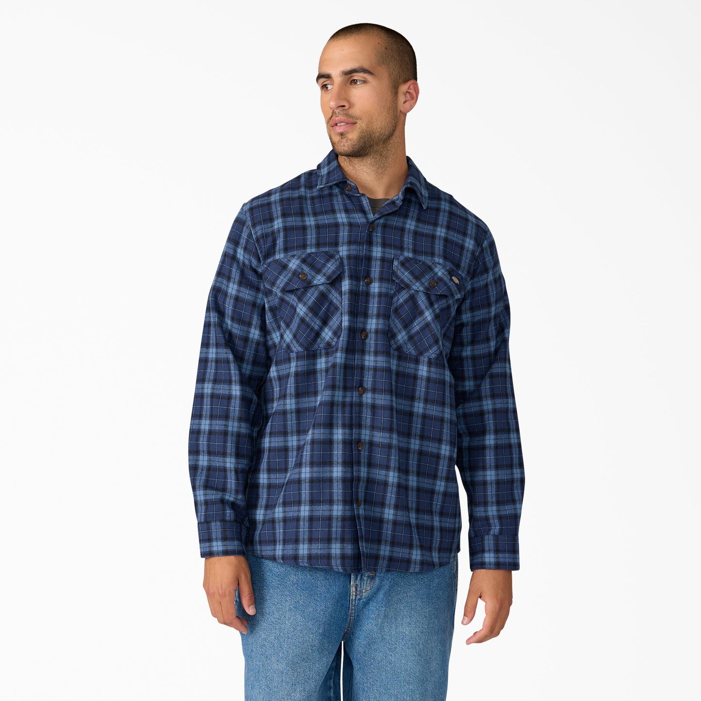 Dickies Long Sleeve Flannel Work Shirt