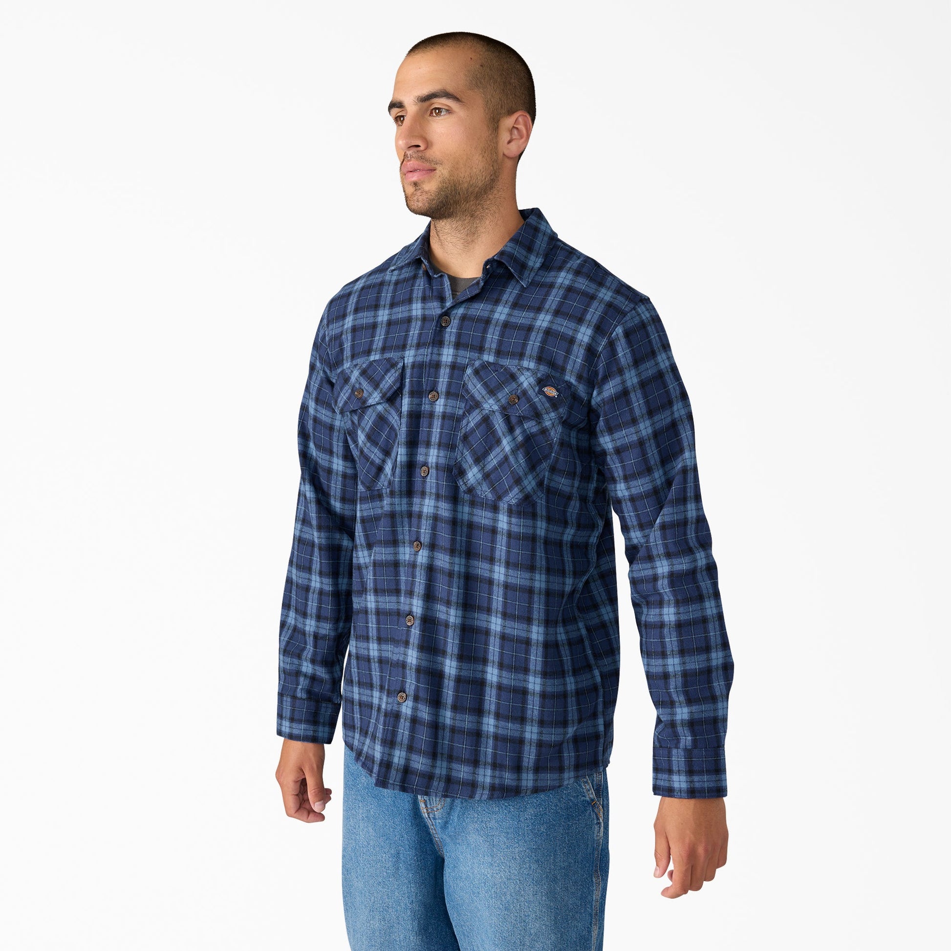 Dickies Long Sleeve Flannel Work Shirt