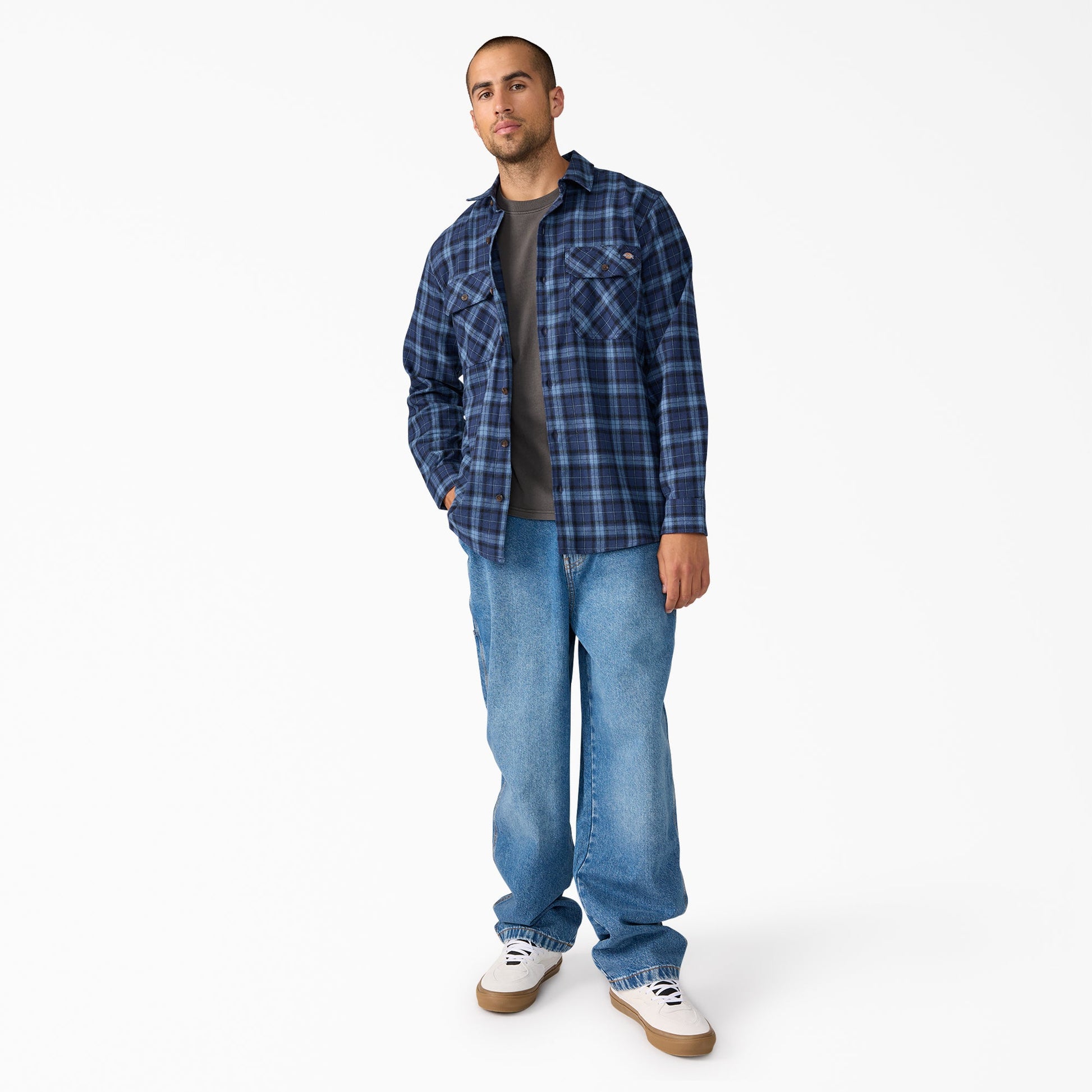 Dickies Long Sleeve Flannel Work Shirt