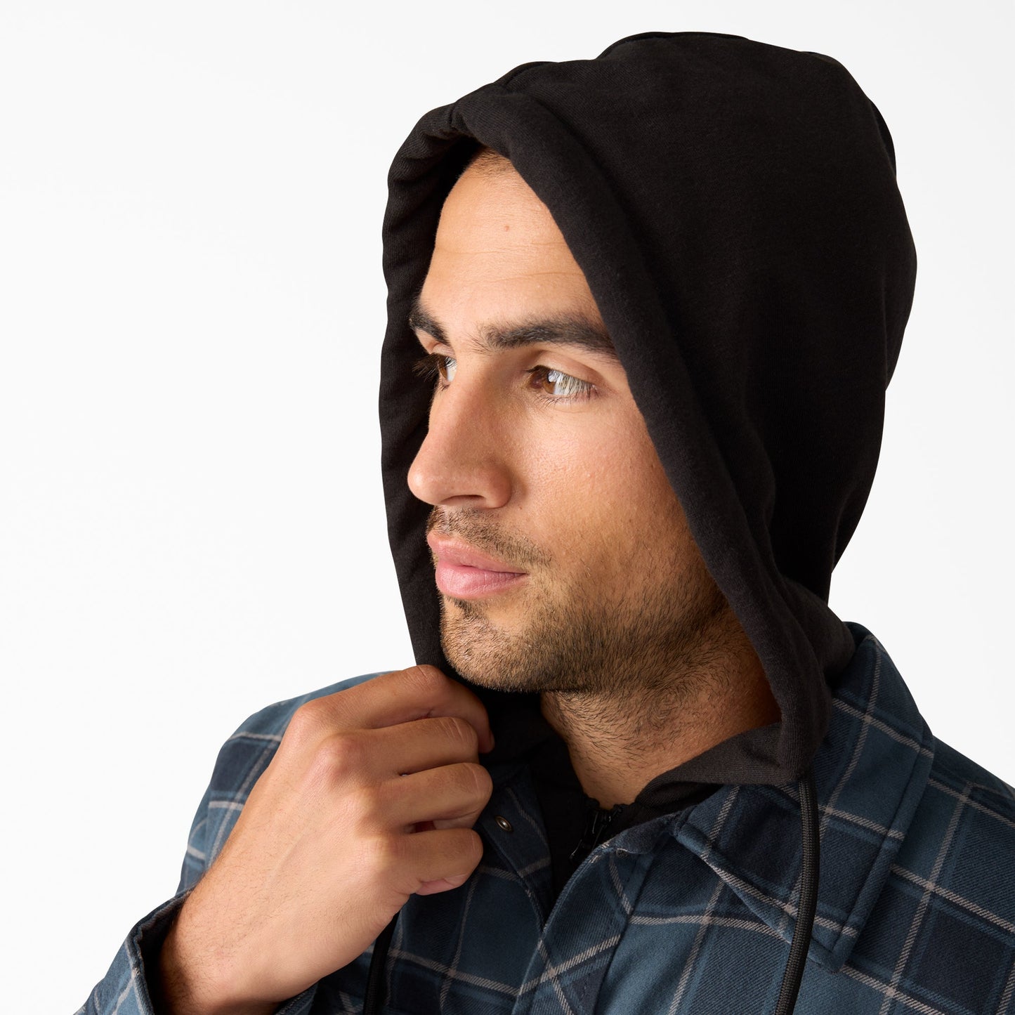 Dickies Water Repellent Flannel Hooded Shirt Jacket