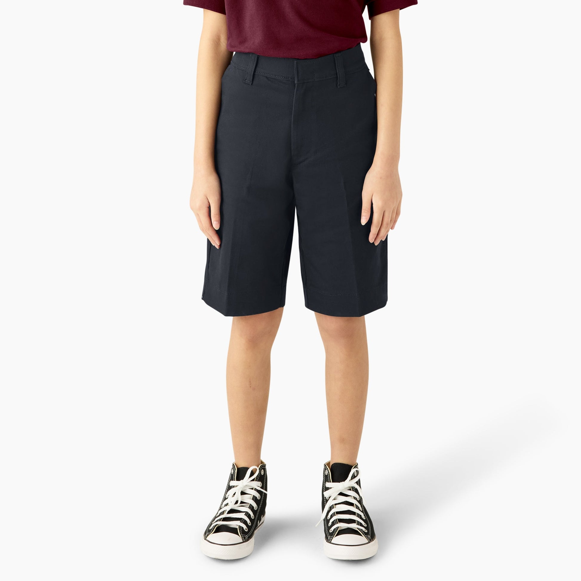 Dickies Girls' Classic Fit Bermuda Shorts, 4-20