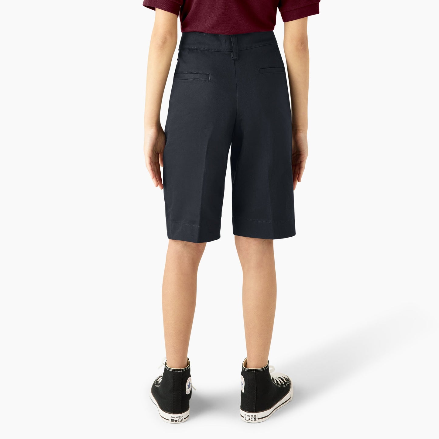 Dickies Girls' Classic Fit Bermuda Shorts, 4-20