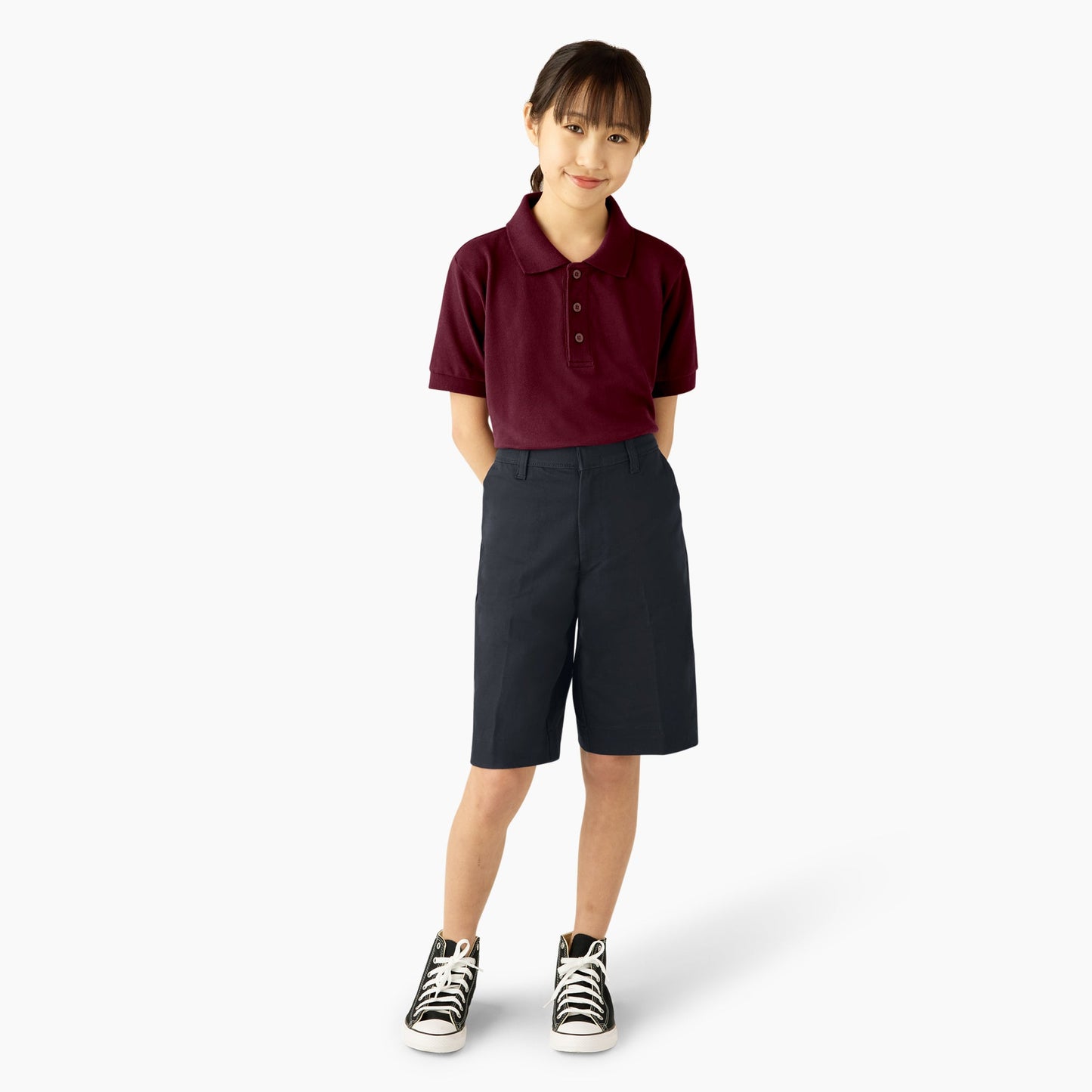 Dickies Girls' Classic Fit Bermuda Shorts, 4-20