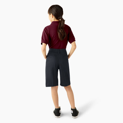 Dickies Girls' Classic Fit Bermuda Shorts, 4-20