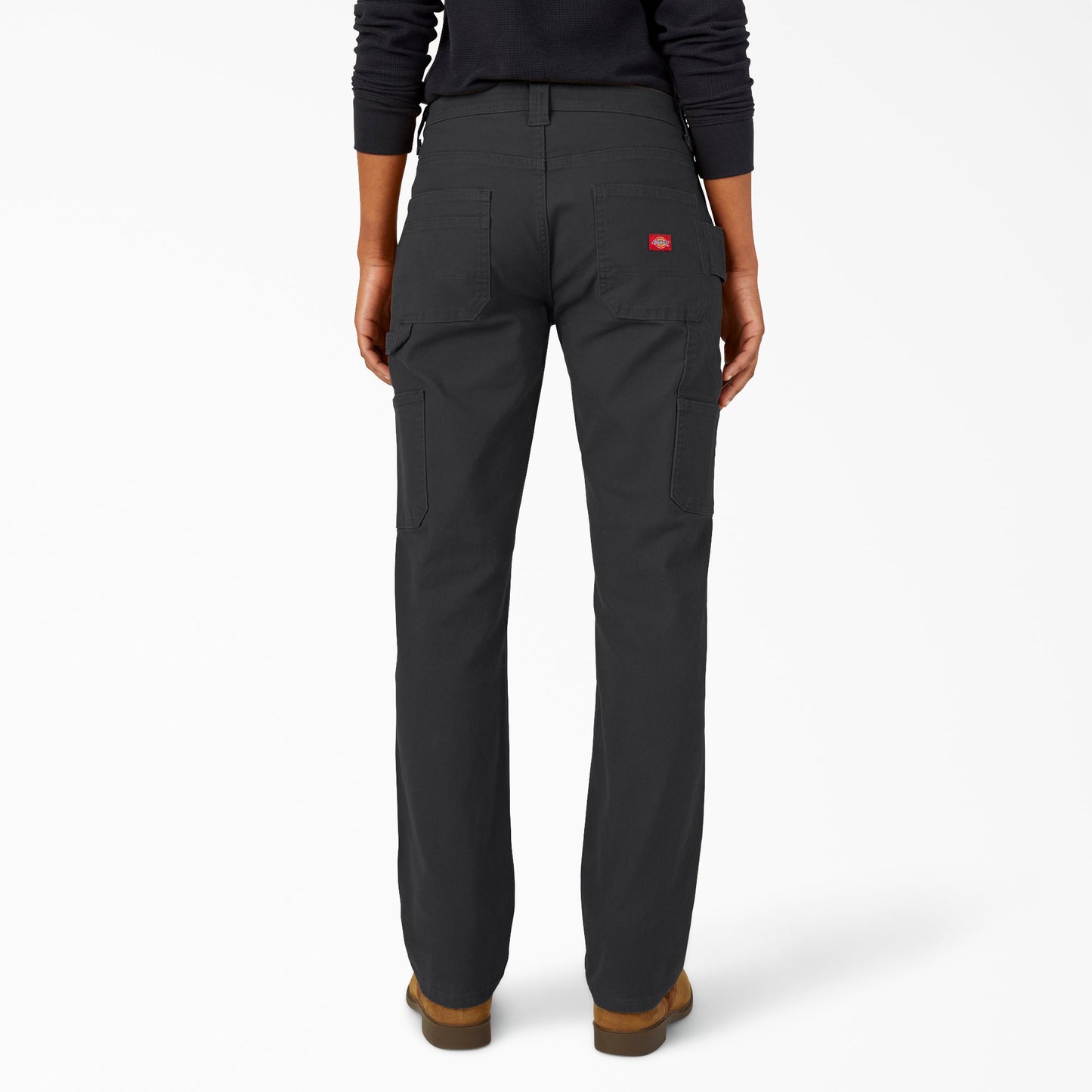 Dickies Women's FLEX Relaxed Straight Fit Duck Carpenter Pants