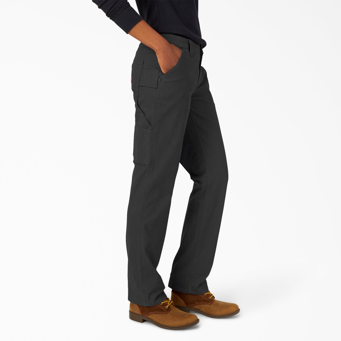 Dickies Women's FLEX Relaxed Straight Fit Duck Carpenter Pants