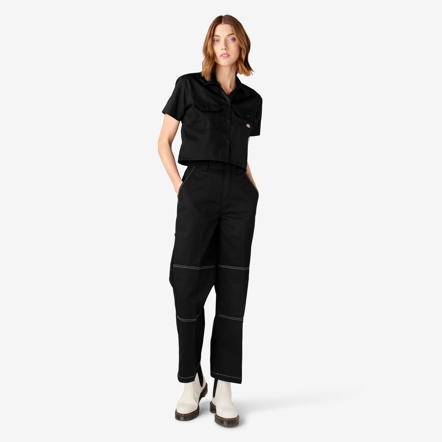 Dickies Women's Relaxed Fit Double Knee Pants