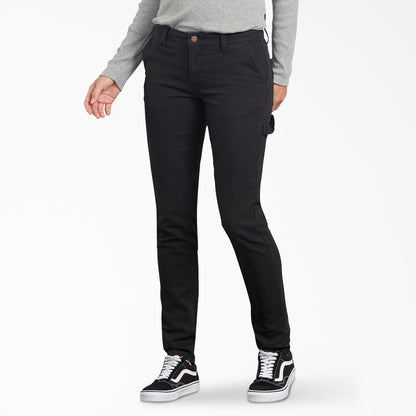 Dickies Women's FLEX Slim Fit Duck Carpenter Pants