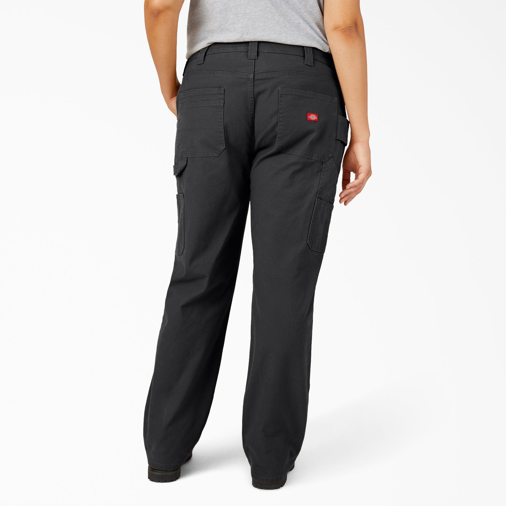 Dickies Women's Plus FLEX Relaxed Straight Fit Duck Carpenter Pants