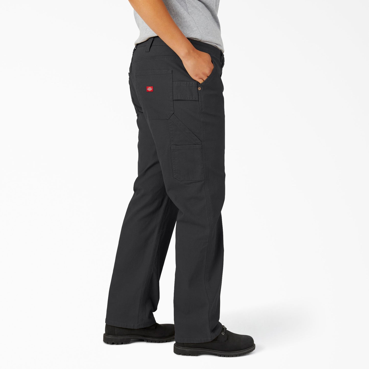 Dickies Women's Plus FLEX Relaxed Straight Fit Duck Carpenter Pants