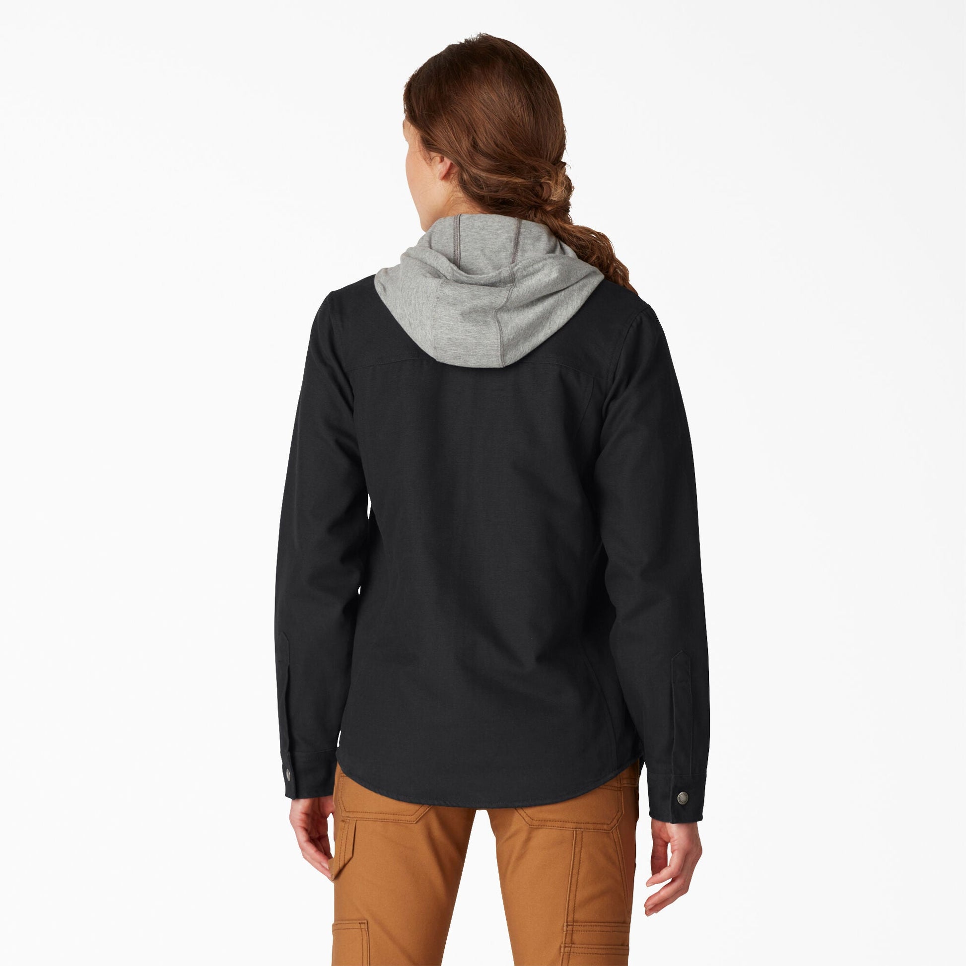Dickies Women's Duck Hooded Shirt Jacket