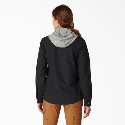Dickies Women's Duck Hooded Shirt Jacket