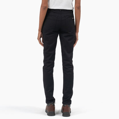 Dickies Women's High Rise Skinny Twill Pants