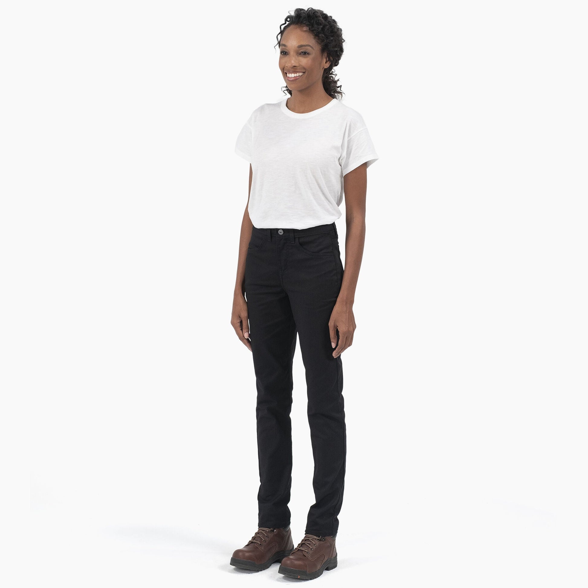 Dickies Women's High Rise Skinny Twill Pants