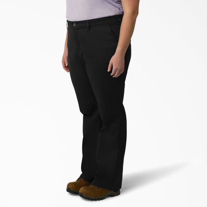 Dickies Women's Plus Slim Fit Bootcut Pants