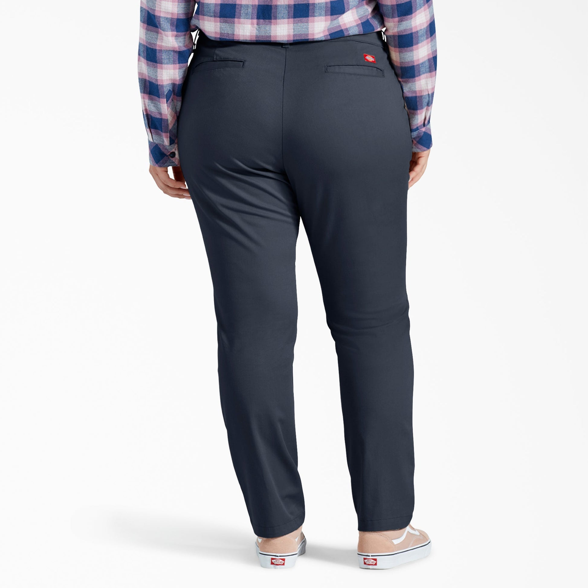 Dickies Women's Plus Low Rise Skinny Leg Pants