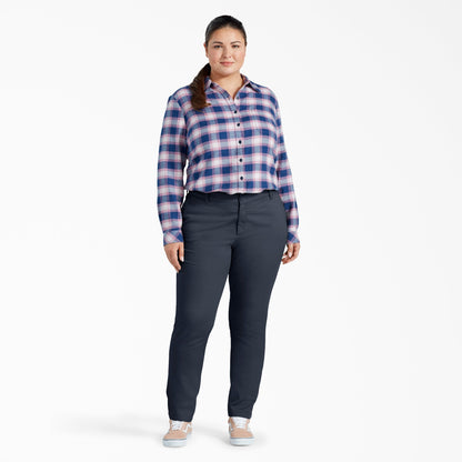 Dickies Women's Plus Low Rise Skinny Leg Pants