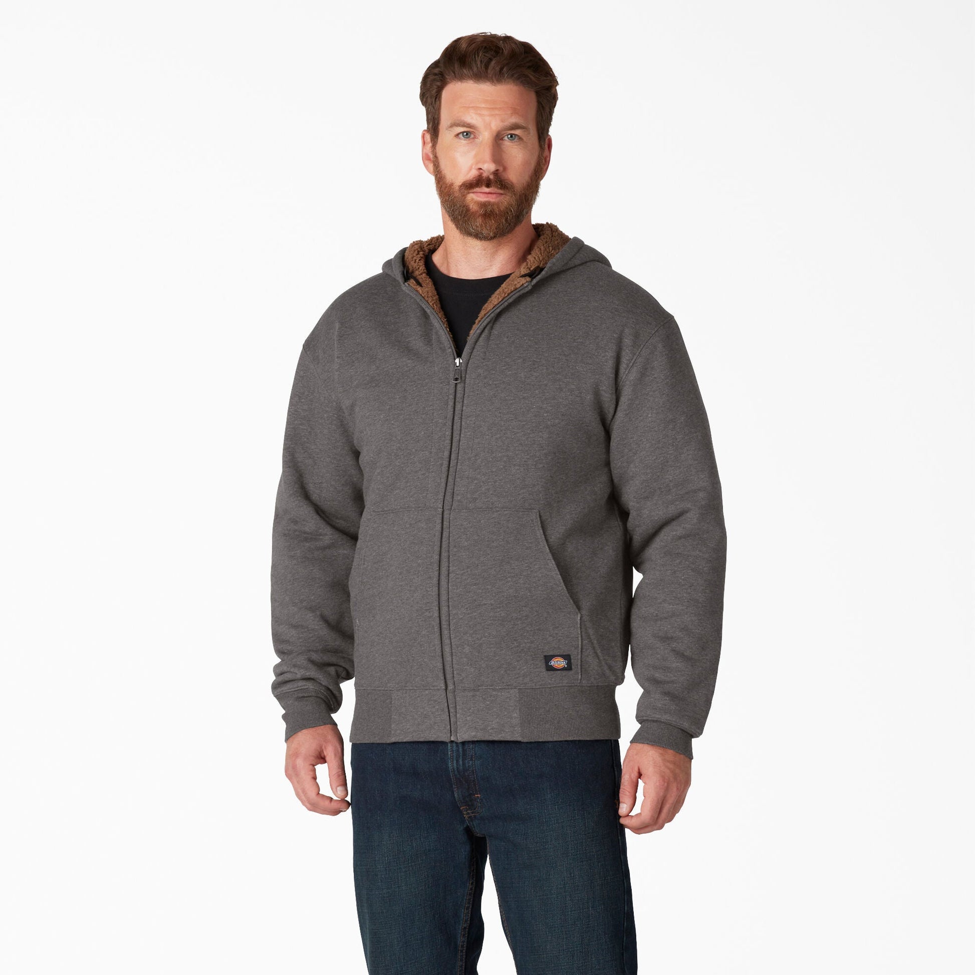 Dickies High Pile Fleece Lined Full Zip Hoodie