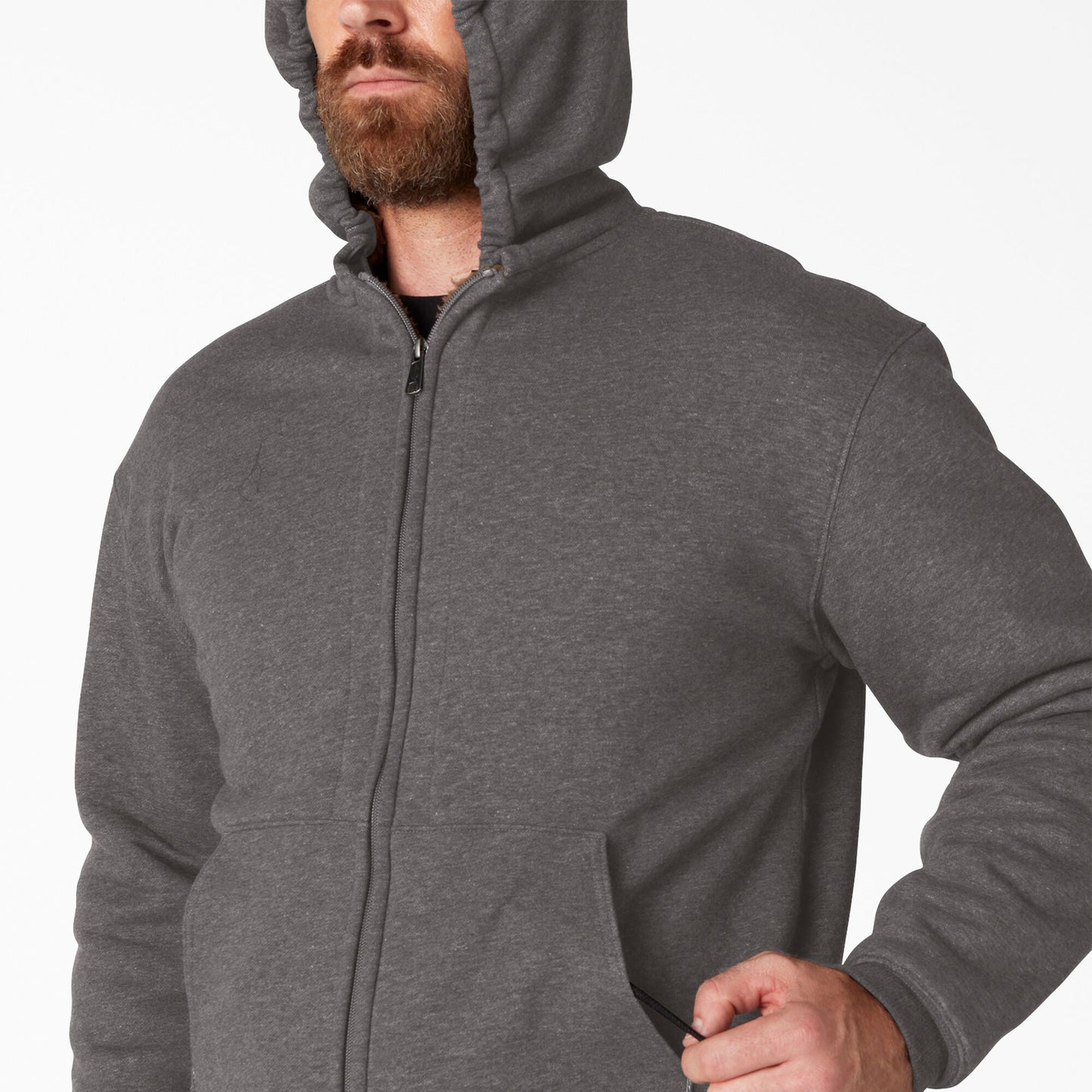 Dickies High Pile Fleece Lined Full Zip Hoodie