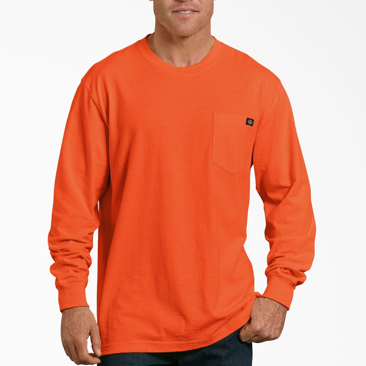 Dickies Heavyweight Neon Long Sleeve Pocket T-Shirt