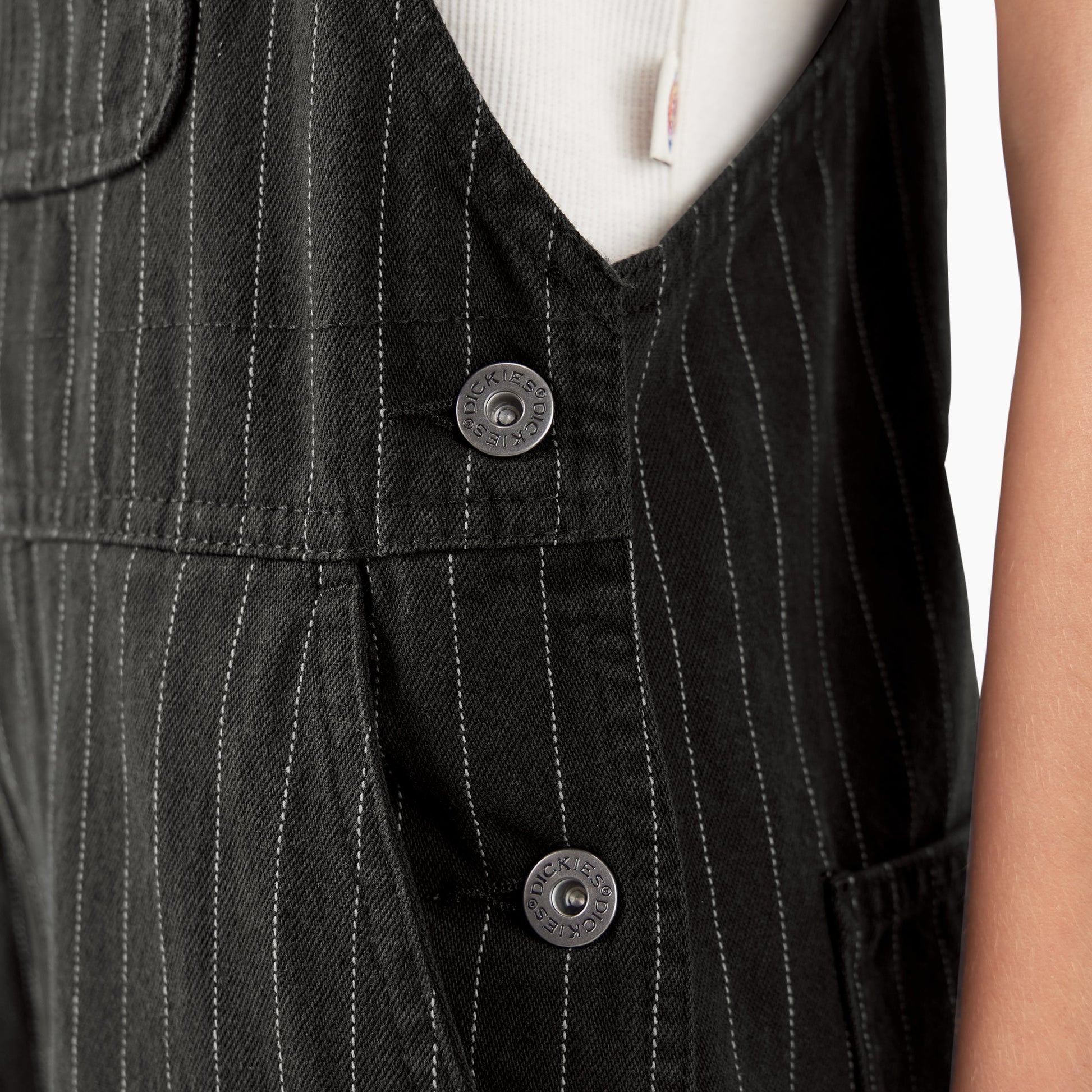 Dickies Women's Pinstripe Service Bib Overalls