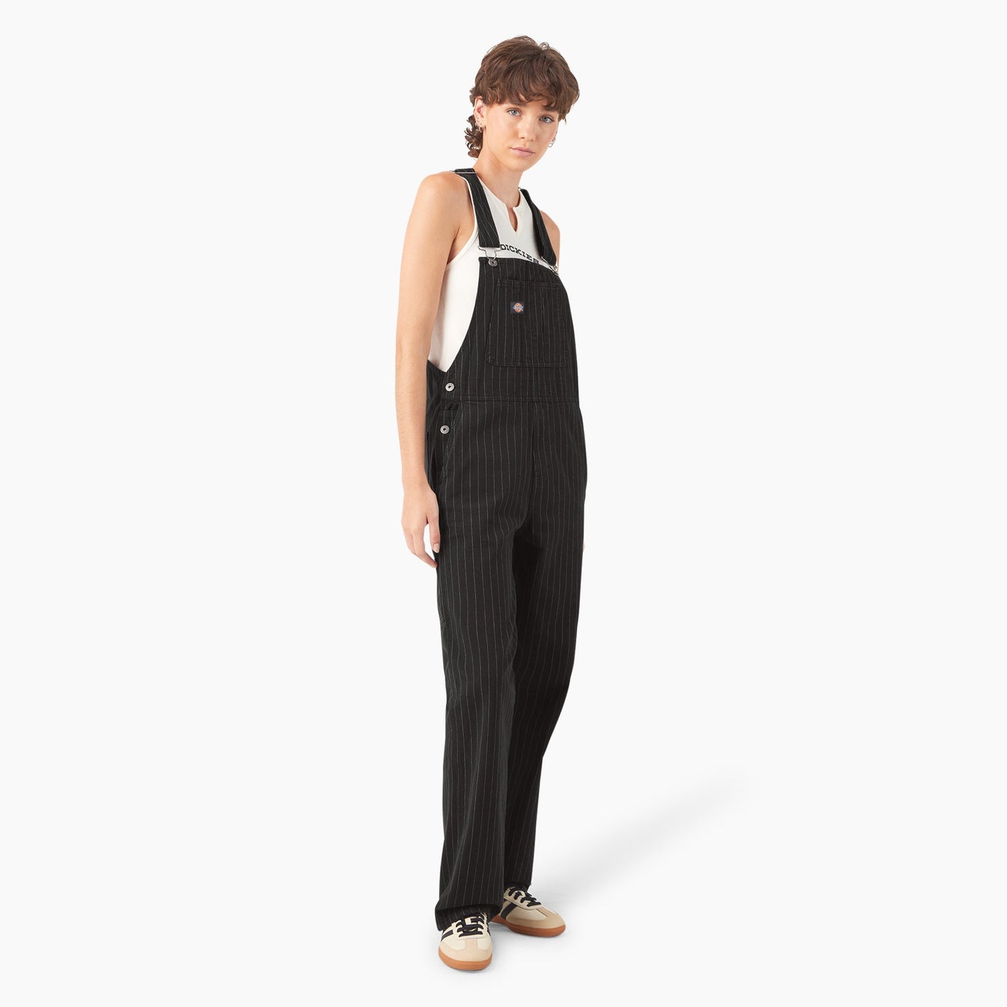 Dickies Women's Pinstripe Service Bib Overalls