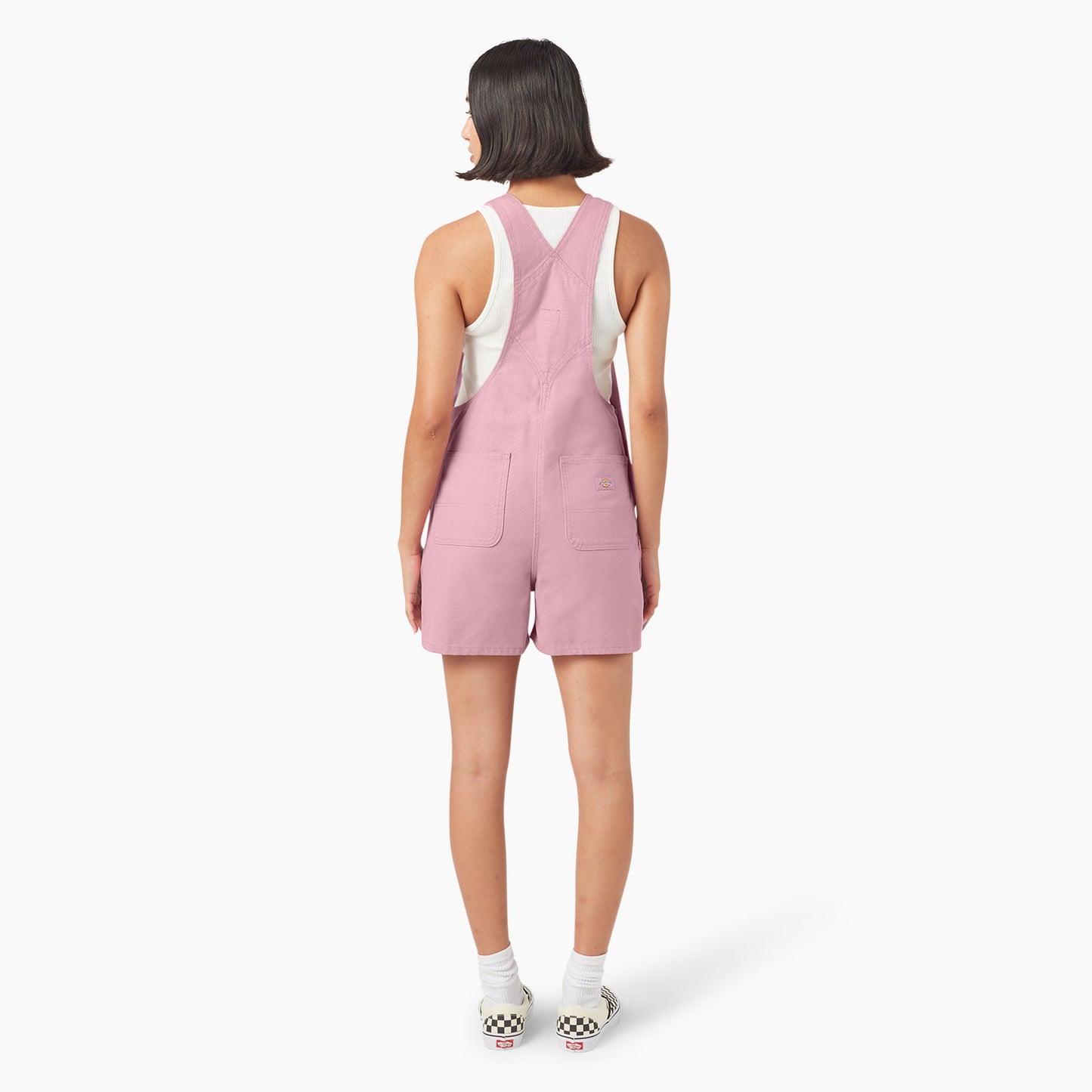Dickies Women's Duck Canvas Bib Shortalls, 4"