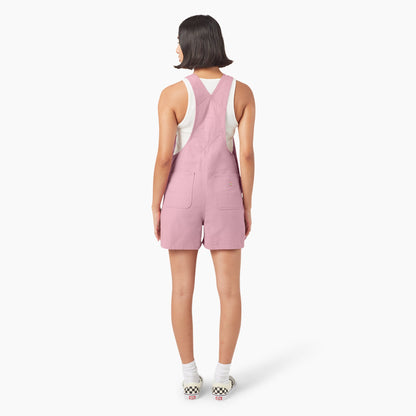 Dickies Women's Duck Canvas Bib Shortalls, 4"