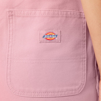 Dickies Women's Duck Canvas Bib Shortalls, 4"
