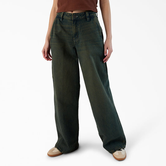 Dickies Women's Loose Fit Denim Carpenter Jeans