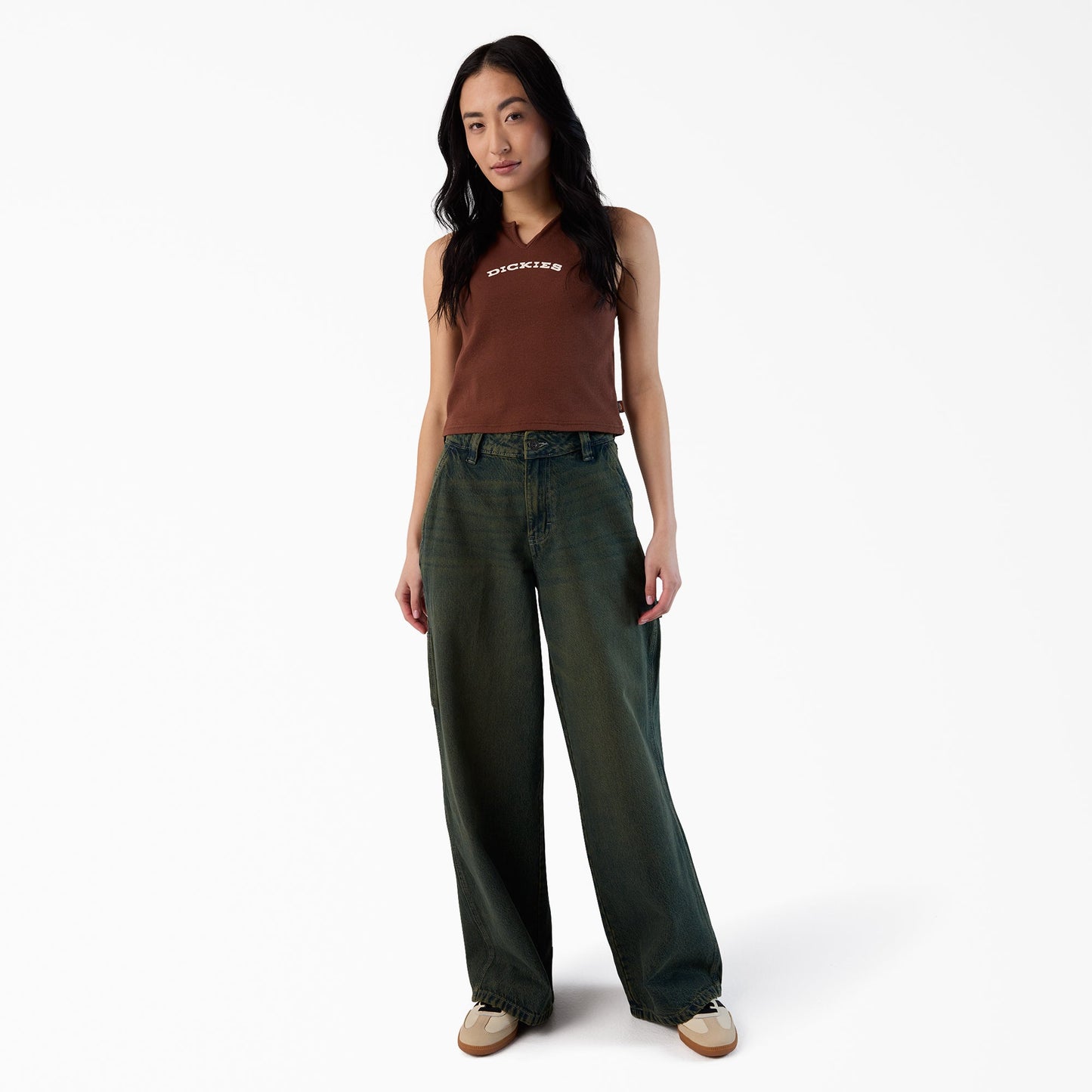 Dickies Women's Loose Fit Denim Carpenter Jeans