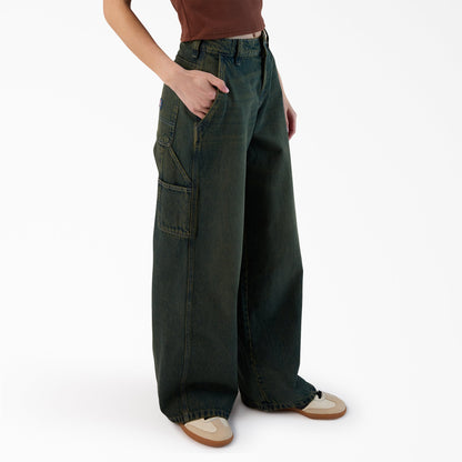 Dickies Women's Loose Fit Denim Carpenter Jeans
